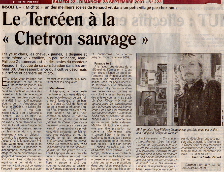 Le Tercéen à la Chetron sauvage