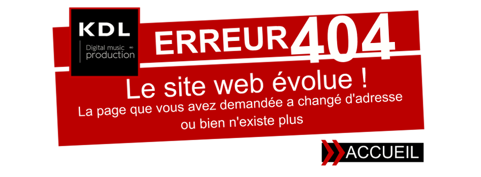PAGE 404 ERREUR