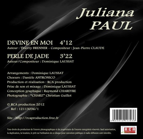 Juliana Paul - Single 2 Titres (Devine en moi)