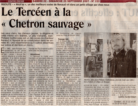 Le Tercéen à la Chetron sauvage